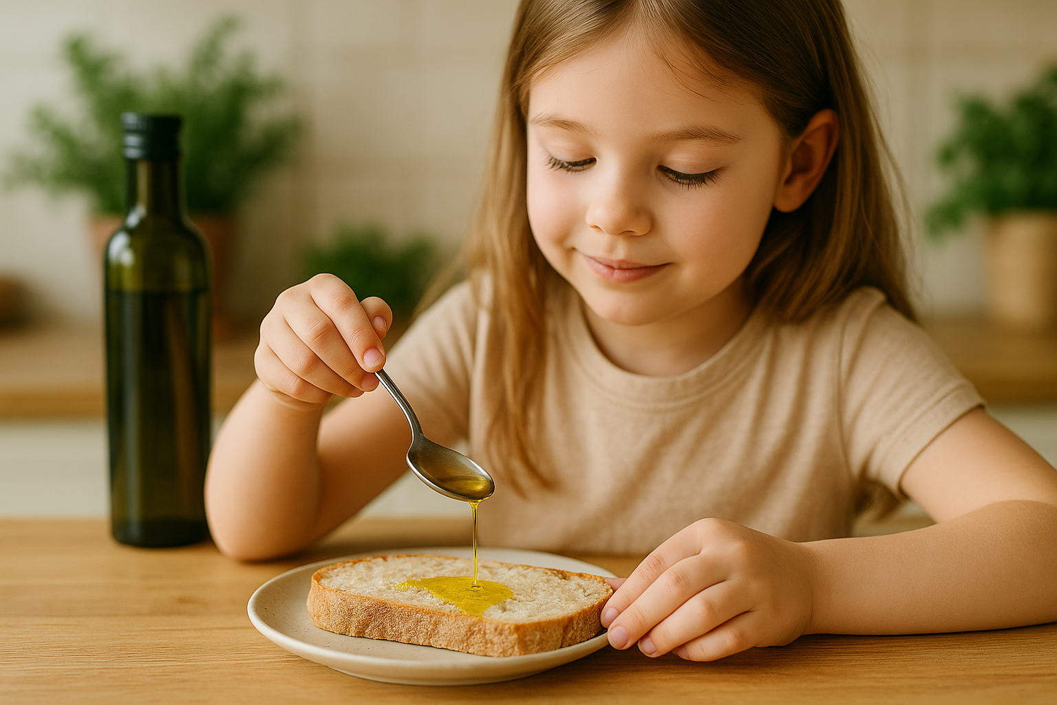 ¿Es bueno el Aceite de Oliva Virgen Extra para niños?