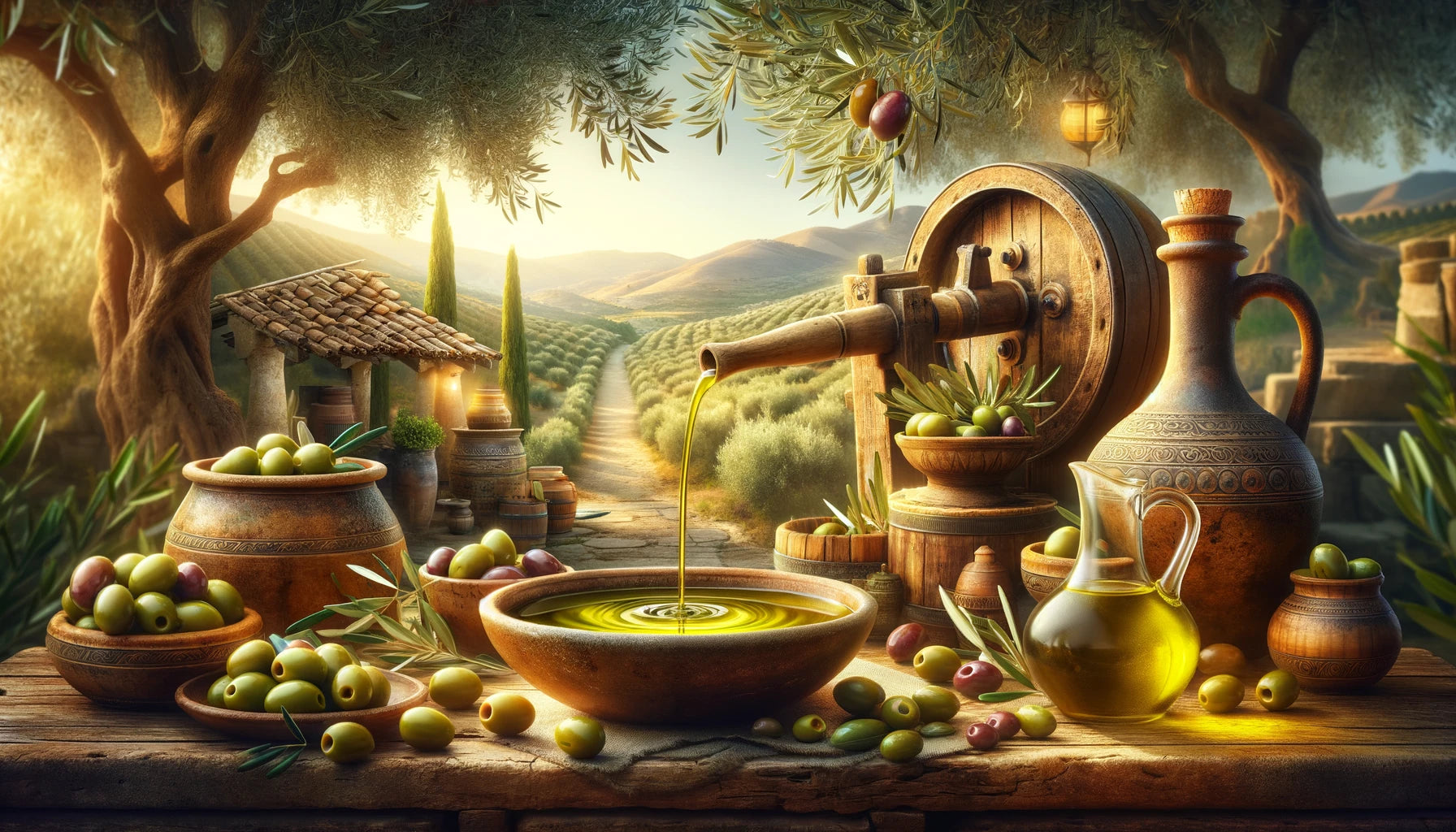 Historia de los Orígenes del Aceite de Oliva