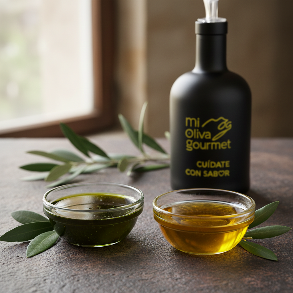 ¿Por qué cambia de color el aceite de oliva virgen extra?