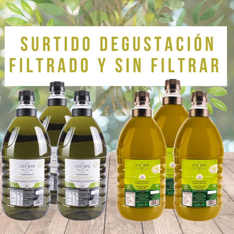 Special packs of EVOO combined – Premium Quality – 6 x 2 litre bottles
